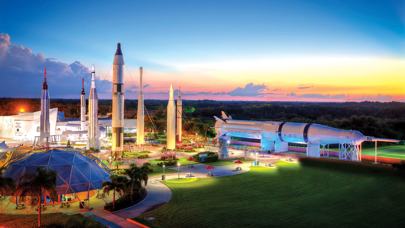 The Rocket Garden - Kennedy Space Center Visitor Complex