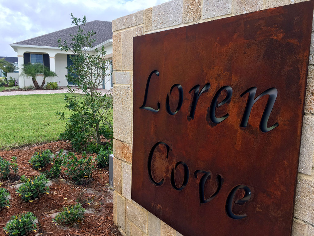 Loren Cove Entry Sign