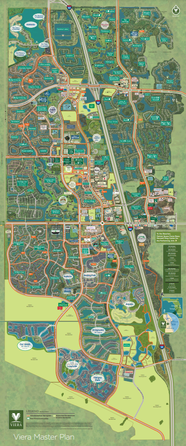 Viera Florida Master Plan Community Map