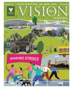 Viera Vision front of magazine