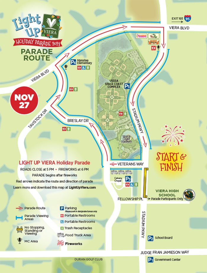 Announcing the 9th Annual LIGHT UP VIERA Holiday Parade Viera