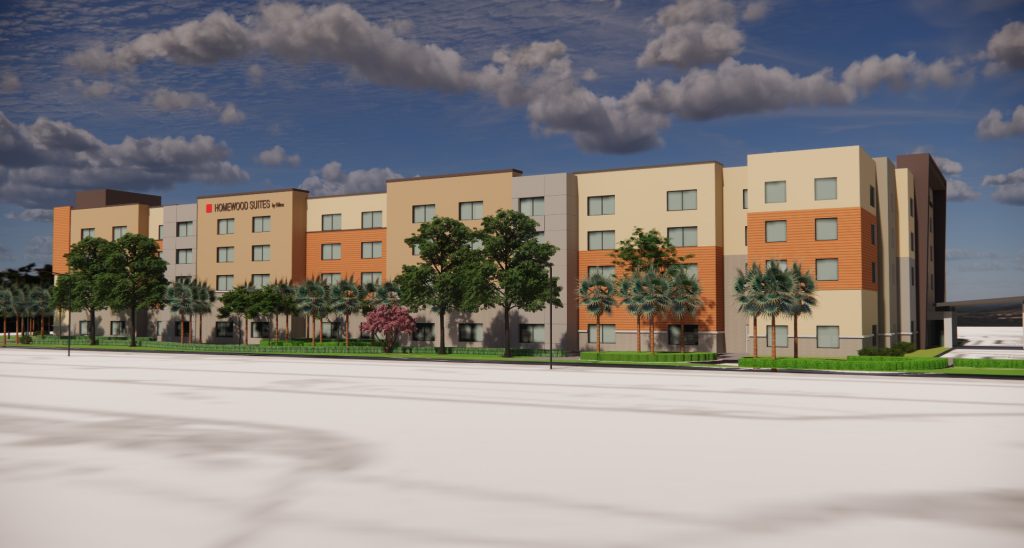 October 6, 2022 - General Hotels Corporation in partnership with Weathervane Capital Partners has begun work at the site of its future Homewood Suites hotel in the prestigious Borrows West development.