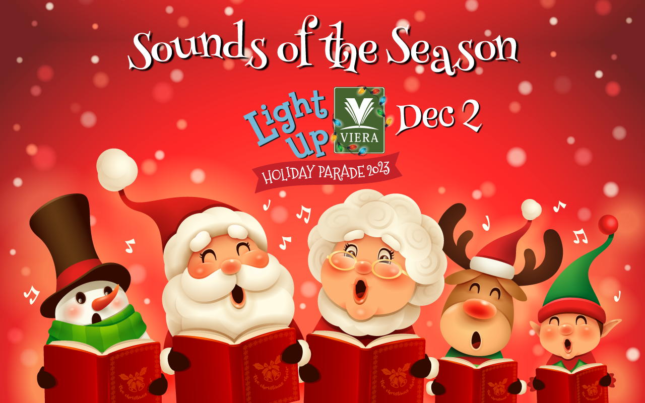 Light Up Viera Holiday Parade, December 2, 2023. Sounds of the season.