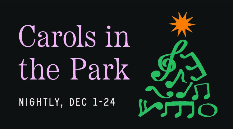 Carols in the Park graphic