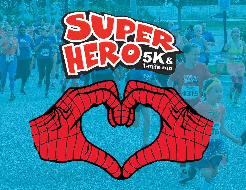 super hero 5k and 1-mile run