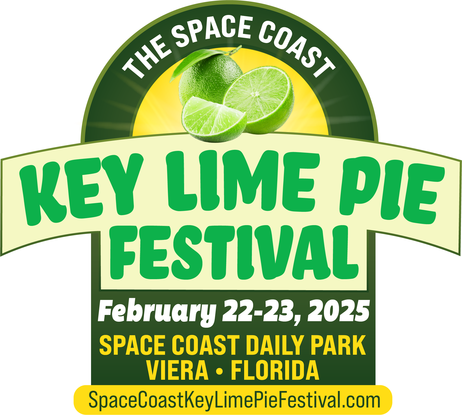 Key Lime Pie Festival February 22-23, 2025 at Space Coast Daily Park in Viera FL