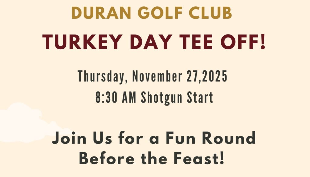 Turkey Day Tee Off!