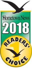 Hometown news 2018 Readers Choice logo
