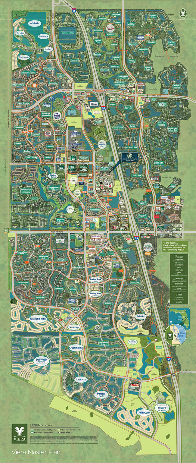 Map of Viera