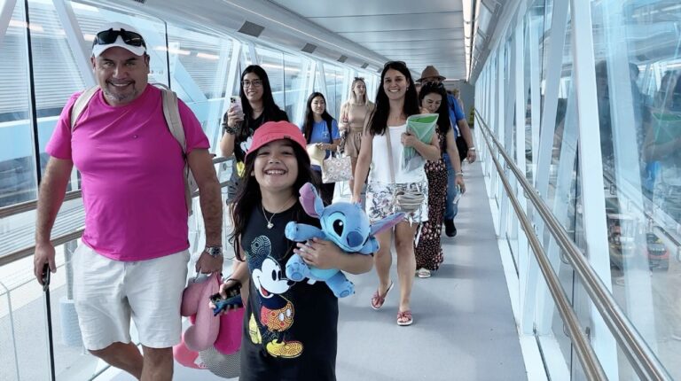Passengers boarding at Port Canaveral’s Cruise Terminal 10