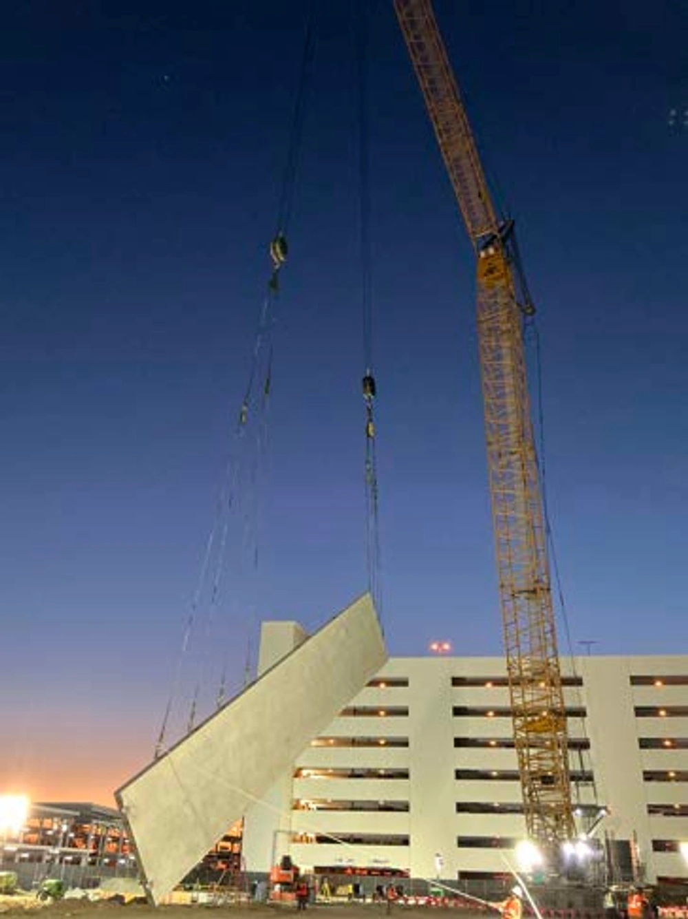 Port Canaveral parking construction